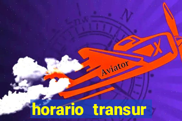 horario transur roleta santos dumont juiz de fora